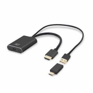 ACT AC7537 | HDMI naar USB Type C female adapter | 4K 60Hz - Afbeelding 1