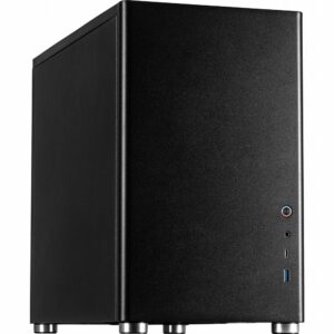 Inter-Tech X2 Duplex | Micro Tower Case | Zwart - Afbeelding 1