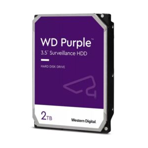 Western Digital Purple Surveillance HDD 3.5" | 2TB SATA III | 5400RPM | RENEWED - Afbeelding 1