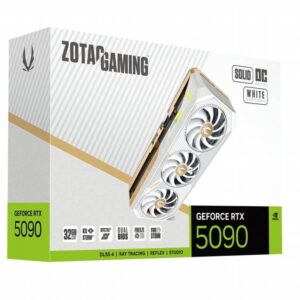 ZOTAC GAMING RTX 5090 SOLID OC | 32 GB GDDR7 VRAM | 4K Gaming & AI | Videokaart | GPU | Nvidia | White Edition - Afbeelding 3
