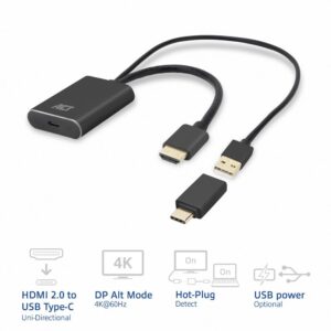 ACT AC7537 | HDMI naar USB Type C female adapter | 4K 60Hz - Afbeelding 6