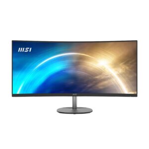 MSI MP341CQ | 34" Curved Ultrawide 3440 x 1440 VA | 100Hz | DisplayPort | HDMI | Monitor | Zwart | RENEWED - Afbeelding 1