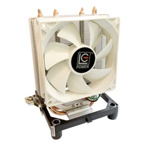 LC-Power LC-CC-95 koelsysteem voor computers Processor Koeler 9,2 cm Zilver, Wit - Afbeelding 1