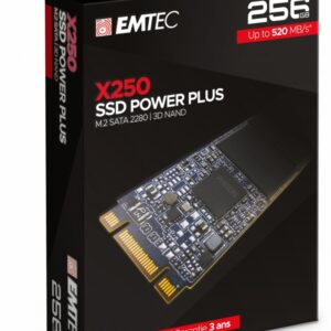 Emtec X250 | M.2 SSD (SATA III) | 256GB | 3D NAND - Afbeelding 3