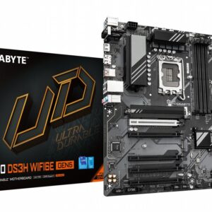GIGABYTE B760 DS3H WIFI6E GEN5 | Intel B760 Express | LGA 1700 | ATX | DDR5 | PCIe 5.0 | WiFi 6E | 2.5GbE LAN | Moederbord - Afbeelding 1
