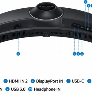 Samsung ViewFinity S49C950UAU | 49" Dual QHD Curved Monitor | 5120x1440 | 120Hz | Open Box - Afbeelding 7