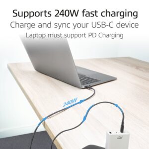 ACT AC3086 | USB 2.0 Kabel | USB-C naar USB-C | 240W | 480Mbps | Zwart | 1 Meter - Afbeelding 6