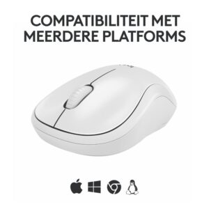 Logitech M240 | Draadloze Bluetooth Muis | Ambidextrous | Compact Reisformaat | Wit - Afbeelding 5