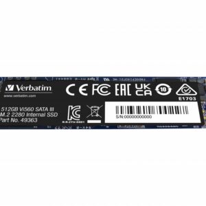 Verbatim Vi560 | 512GB SATA SSD | M.2 | 560MB/s Lezen | 520MB/s Schrijven - Afbeelding 4