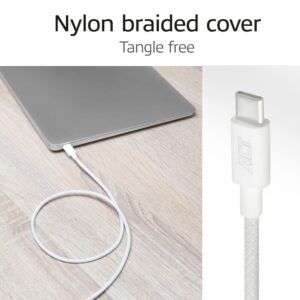 ACT AC3085 | USB 2.0 Kabel | USB-C naar USB-C | 240W | 480Mbps | Wit | 2 Meter - Afbeelding 3