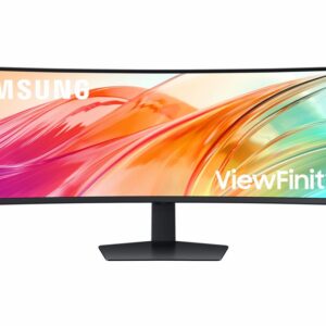 Samsung ViewFinity S9 S95UF | 49" Dual QHD Curved Monitor | 120Hz | USB-C Dock | 90W Power Delivery | Ethernet | KVM Switch - Afbeelding 1