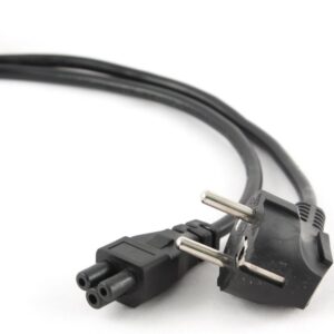 Gembird PC-186-ML12 | 3 m Stroomkabel | Schuko (CEE 7/7) naar C5 (Mickey Mouse) | Zwart | VDE-goedgekeurd | 10A / 250V - Afbeelding 2