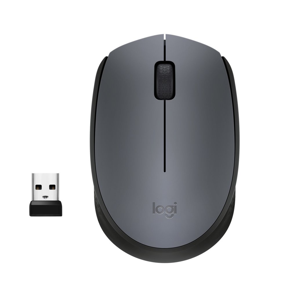 Logitech M170 | Draadloze Muis | Links- en Rechtshandig | RF | 1000 DPI | Grijs | OPEN BOX