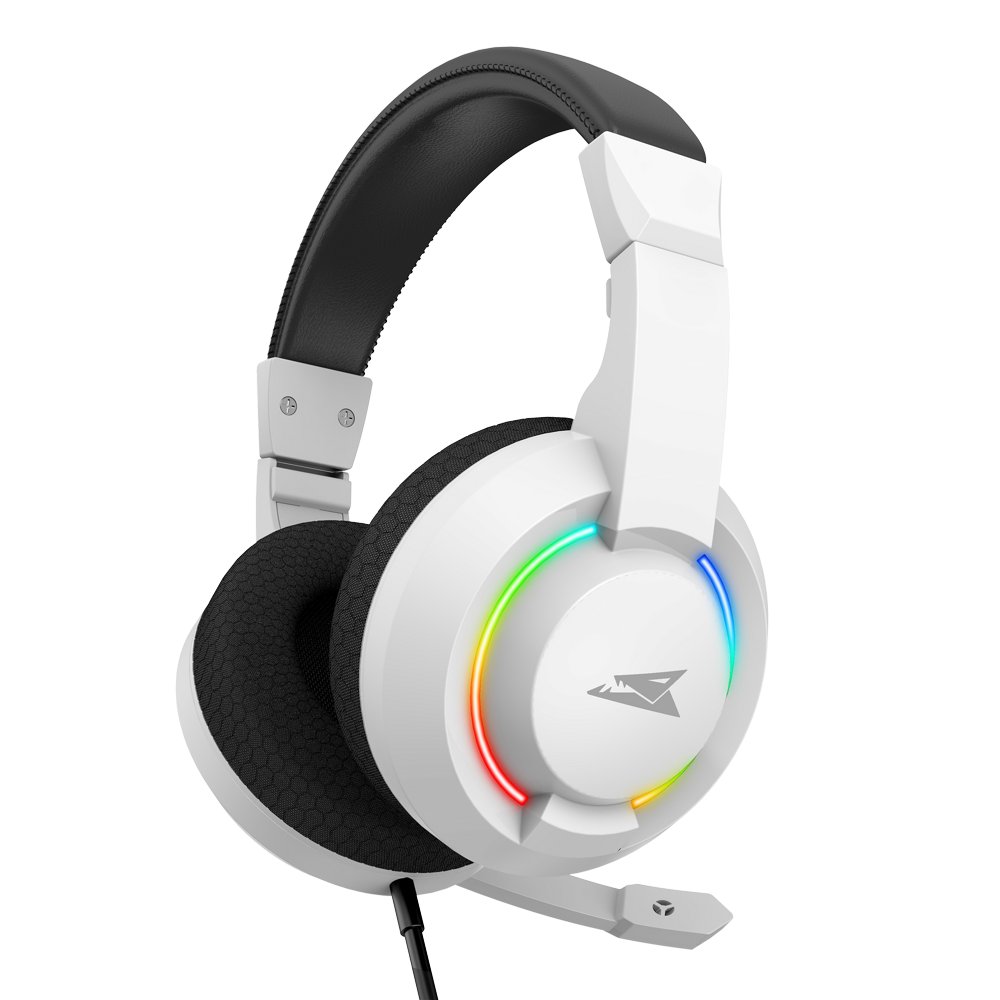 Baracuda HYDRA RGB Rainbow | Gaming Headset 3,5mm & USB | Wit - Afbeelding 5