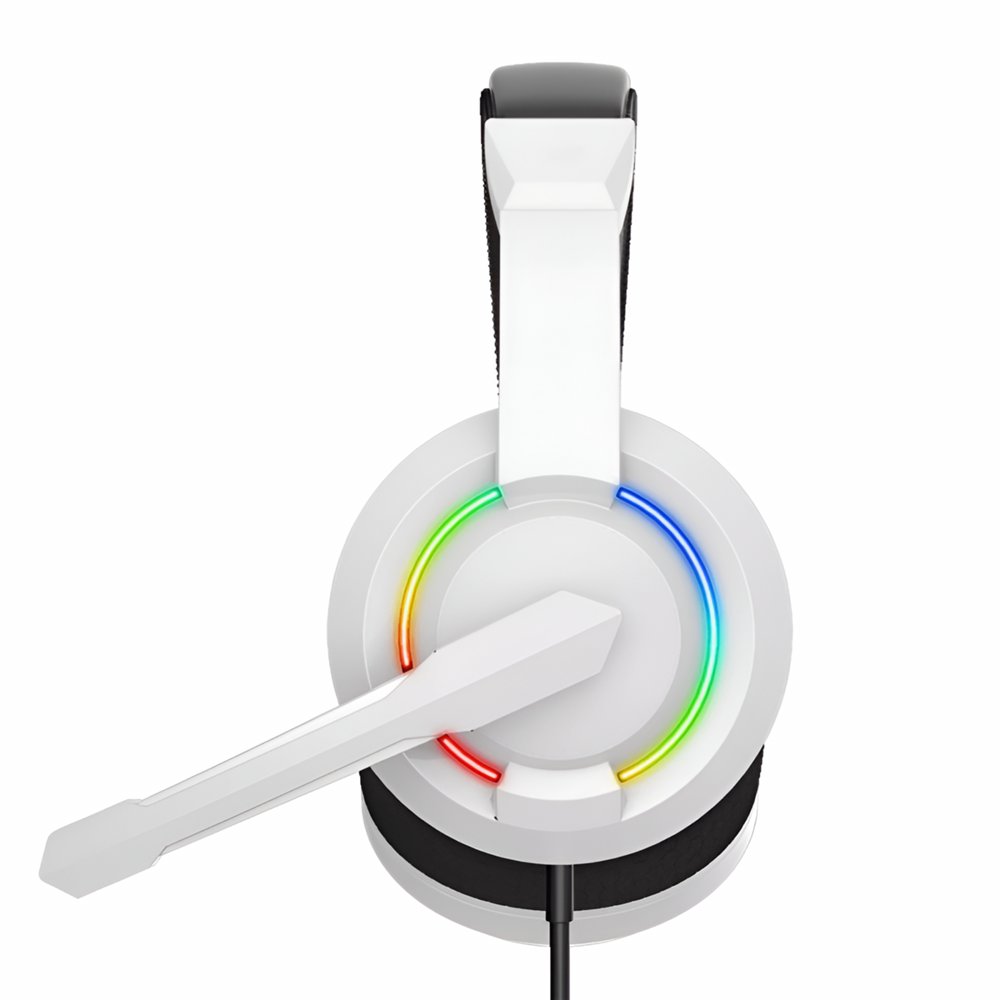 Baracuda HYDRA RGB Rainbow | Gaming Headset 3,5mm & USB | Wit - Afbeelding 3