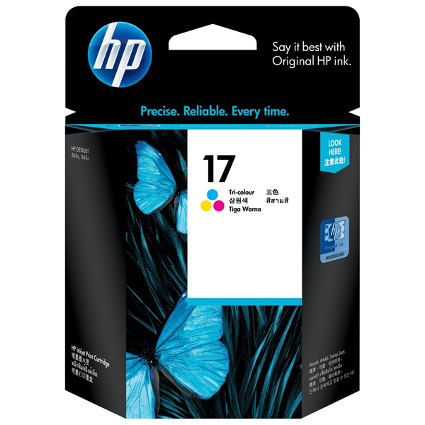 HP 17 originele inktcartridge – driekleur