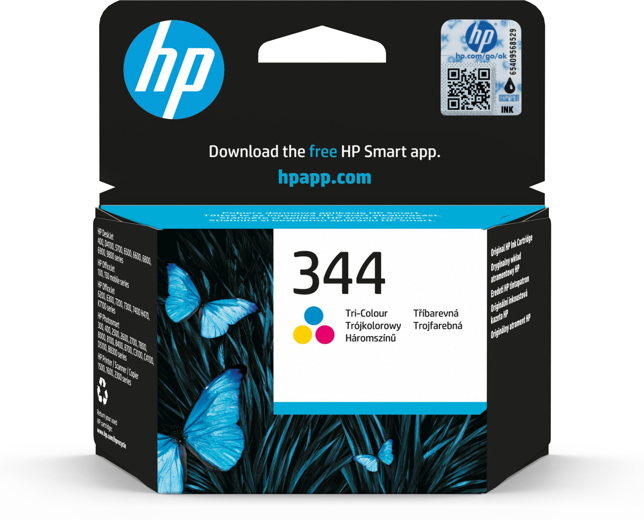HP 344 originele inktcartridge – driekleur